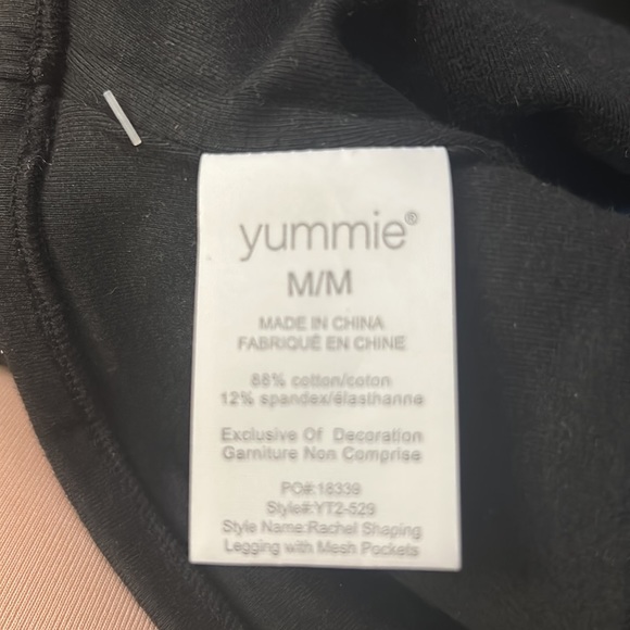 New Yummie Color Block Shaping Leggings SZ Medium - Picture 7 of 7